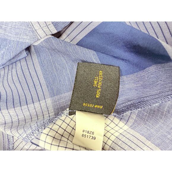 Orvis Trout Bum Men’s XL Blue Plaid  Buttons  Button Down Shirt short sleeve - Picture 7 of 10